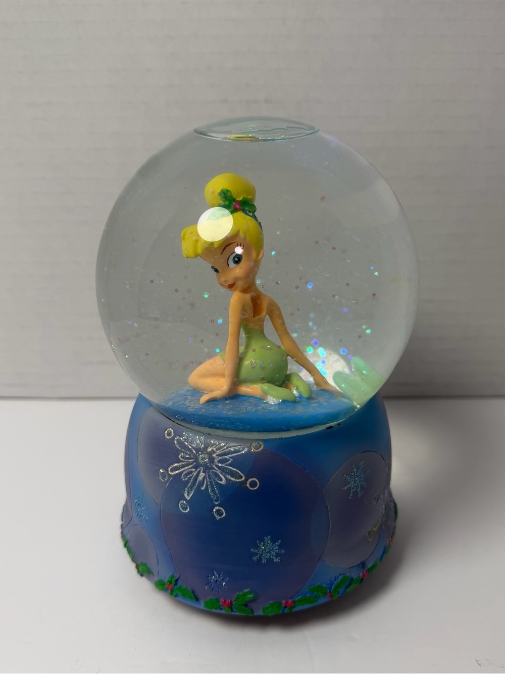 Vintage Disney Tinker Bell Snow Globe